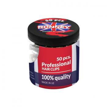 RONNEY Profesjonalne klipsy fryzjerskie 50 szt (30939/50) !